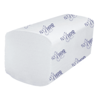 Полотенца листовые  1 слой V сложение 250 листов/уп Система Н3 белый