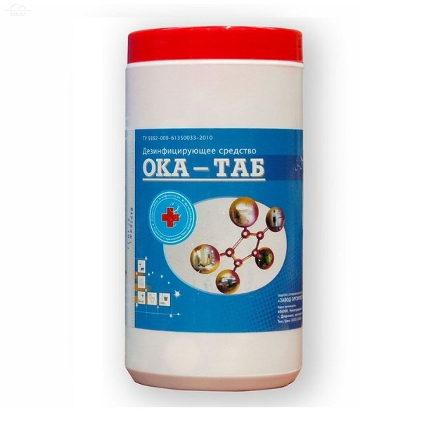 Средство дезинфицирующее 1 кг ОКА-ТАБ 300 таблеток Средство дезинфицирующее 1 кг ОКА-ТАБ 300 таблеток