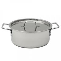 Кастрюля 10 л D30, H12 cм нерж.сталь с крышкой Общепит Катунь ТРС