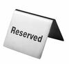 Табличка настольная нерж."RESERVED" L6,5 см H4 см