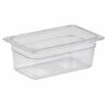 Гастроемкость поликарбонат GN 1/4 265х162х100 мм прозрачный кт410 