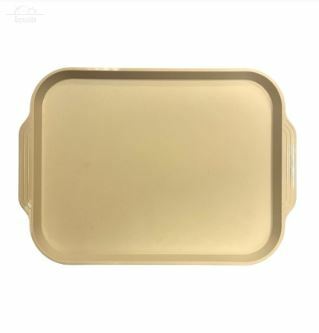 Поднос столовый 45х34,5 см бежевый шагрень MG Поднос столовый 45х34,5 см бежевый шагрень MG