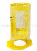 Урна уличная 25 л круглая сетчатая 330х355х550 мм