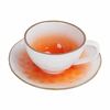 Чайная пара 240 мл  The Sun P.L. Proff Cuisine  фарфор оранжевый