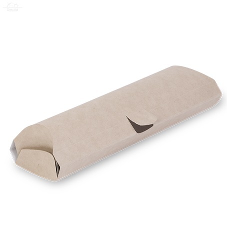 Коробка ECO для роллов/шаурмы 200х70х55 мм L STANDART крафт Коробка ECO для роллов/шаурмы 200х70х55 мм L STANDART крафт