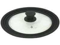 Крышка 22-24-26см универсальная с силиконовым ободком