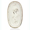 Блюдо 34 см овальное Elegance By Bone фарфор крафт белый