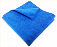 Салфетка для уборки 40х40 см 1 шт/уп СИНЯЯ микрофибра, 220мкр