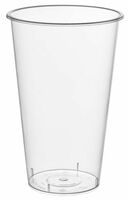 Стакан 500 мл D90 мм прозрачный глянец Bubble Cup  РP 