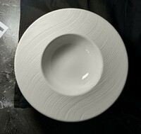 Тарелка для пасты 27 см 450 мл FLOW PETYE белый фарфор Тарелка для пасты 27 см 450 мл FLOW PETYE белый фарфор