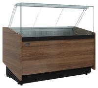 Витрина кондитерская Carboma KC80 SM 1,5-1 BORNEO 2 (1008, темный дуб)