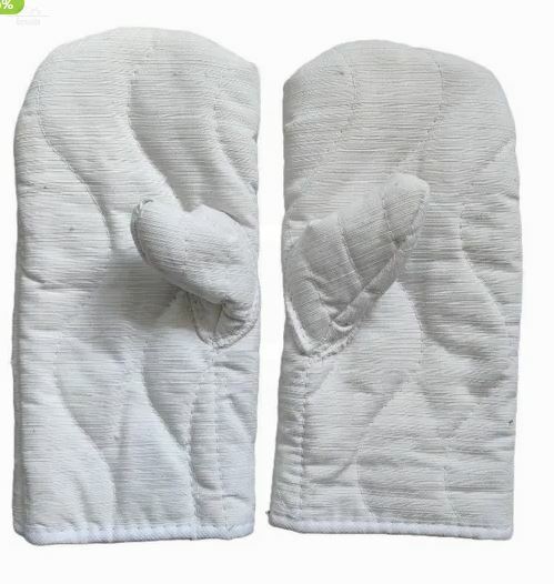 Рукавицы 30*15 см термостойкие (ПАРА) (до +500) хлопок Рукавицы 30*15 см термостойкие (ПАРА) (до +500) хлопок