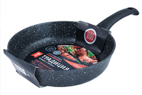 Сковорода 24 см H6,2 см  литой алюминий антипригарное покрытие пластиковая ручка Титан Нева металл посуда