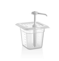 Дозатор для соусов 2 л с дозатором прозрачный GASTROPLAST
