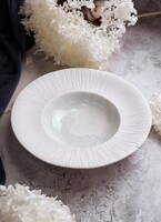 Тарелка для пасты 28 см 450 мл Boletus, CASA DI FORTUNA фарфор, белый 