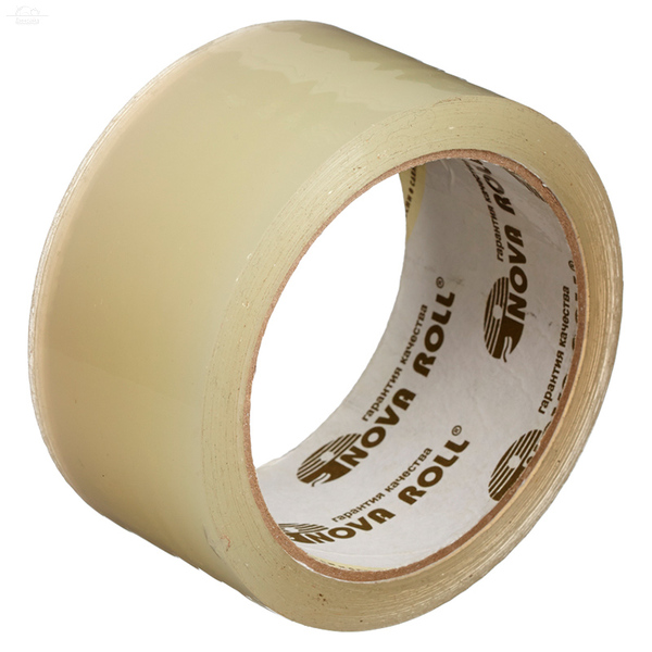 Скотч 48 мм х 50 м 38 мкм прозрачный Нова Ролл Скотч 48 мм х 50 м 38 мкм прозрачный Нова Ролл
