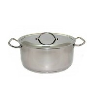 Кастрюля 20 л D39.6, H21,9 см  нерж.сталь с крышкой ТРС Амет