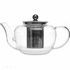 Чайник 1000 мл стекло прозрачный ProHotel с метал.ситом