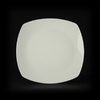 Тарелка квадратная 23х23 см   Chan Wave KL фарфор белый