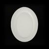 Блюдо овальное 40 см  Chan Wave KL фарфор белый