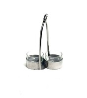 Набор соусников фуршетный на 2 емкости на подставке 8x21,5см Maco