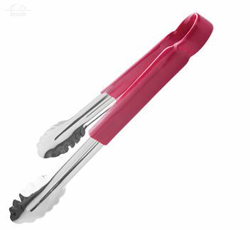 Щипцы универсальные L30 см нерж.сталь с красной ручкой КМС Щипцы универсальные L30 см нерж.сталь с красной ручкой КМС