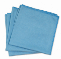 Салфетка для уборки 30х30 см 3 шт/уп СИНЯЯ микрофибра 