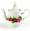 Чайник 800 мл  Романс Колокольчики Добрушский фарфоровый завод фарфор белый с рисунком