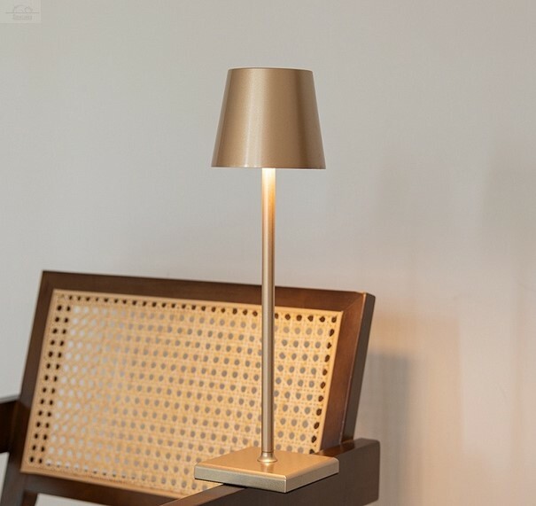 Лампа настольная беспроводная D11 H38 см. нерж, золотая LED GATSBY MGline Лампа настольная беспроводная D11 H38 см. нерж, золотая LED GATSBY MGline