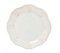 Тарелка мелкая 26,7 см LACE & CRAB TABULA  фарфор, айвори