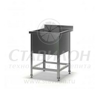 Ванна моечная 1 секц с бортом ВМС 1/450 ТММ сварная   оцинк сталь  450х450х300