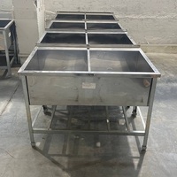 Ванна моечная 2 секц с бортом УВМБ-2-10060-УОРО без эксплуатации УЦЕНКА каркас оцинкованная сталь 450х450х300 Ванна моечная 2 секц с бортом УВМБ-2-10060-УОРО без эксплуатации УЦЕНКА каркас оцинкованная сталь 450х450х300