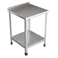 Стол производственный с бортом УСРБ-05060-УОПО  без эксплуатации УЦЕНКА  каркас оцинкованная сталь  полка, разборный