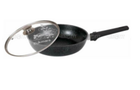 Сковорода 24 см H6 см литой алюминий антипригарное покрытие пластиковая ручка, с крышкой НЕ ИНДУКЦИЯ Сковорода 24 см H6 см литой алюминий антипригарное покрытие пластиковая ручка, с крышкой НЕ ИНДУКЦИЯ