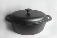 Кастрюля 5,5 л  чугун с крышкой MYRON COOK