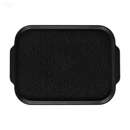 Поднос столовый 45х35,5 см черный KL Поднос столовый 45х35,5 см черный KL