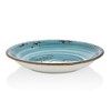 Тарелка глубокая 21 см 500 мл Infinity By Bone фарфор крафт голубой