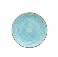 Тарелка мелкая 27 см Avanos,Turquoise  Gural Porcelain фарфор голубой