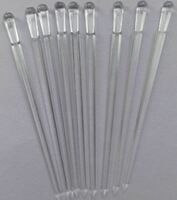 Пика пластиковая H85 мм Булава 400 шт/уп прозрачныйPS