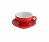 Чайная пара 200 мл  Barista P.L. Proff Cuisine  фарфор красный 81220295