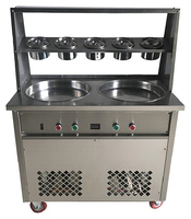 Фризер для жареного мороженого Foodatlas KCB-2Y (контейнеры, стол для топпингов, 2 компрессора)