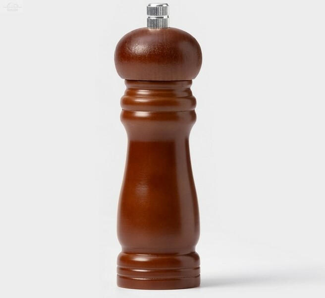 Мельница для перца и соли 15,5 см D4,5 см дерево, коричневый Мельница для перца и соли 15,5 см D4,5 см дерево, коричневый