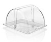 Крышка 32,5 х26,5 см H17 см GN1/2 поликарбонат, прорачный Roll-Top  GASTROPLAST 