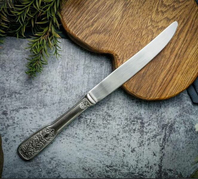 Нож столовый Versailles 18/10 Satin нерж.сталь 18/0 B3,5 мм L245 мм Comas Нож столовый Versailles 18/10 Satin нерж.сталь 18/0 B3,5 мм L245 мм Comas