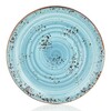 Тарелка мелкая 25 см  Infinity By Bone фарфор крафт голубой