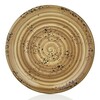 Тарелка мелкая 25 см  Vintage By Bone фарфор крафт коричневый
