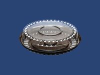 Упаковка для пирога (крышка) 3621 ППП прозрачный 237х61 мм