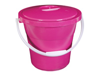 Ведро 12 л с крышкой  пластик  Радиан