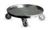 Подставка под котел  D42, H13 см нерж.сталь с колесами Luxstahl 