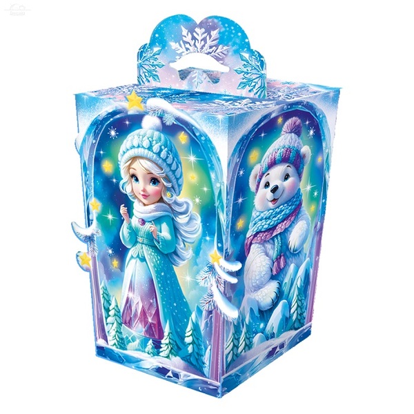 Коробка для подарка 700 гр Льдинка Коробка для подарка 700 гр Льдинка